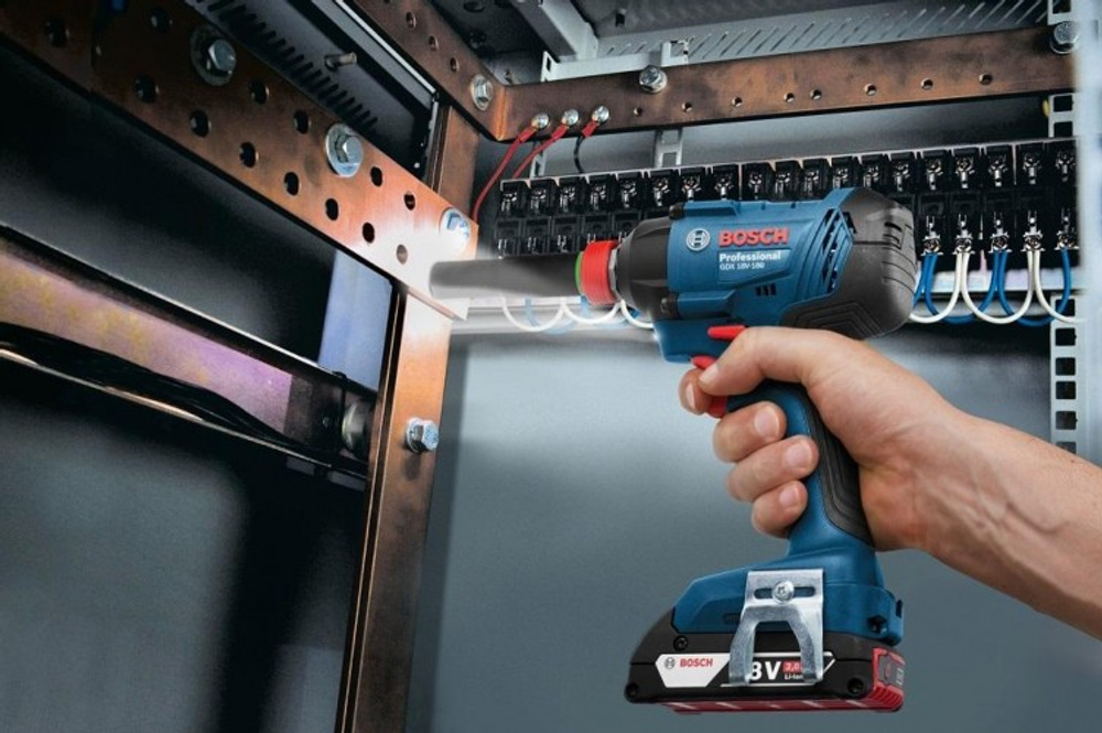 Гайковерт аккумуляторный BOSCH GDX 180 LI  ударный без АКБ и ЗУ 06019G5226
