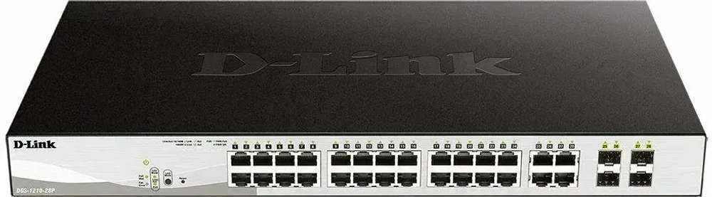 Коммутатор D-Link DGS-1210-28P/FL1A настраиваемый