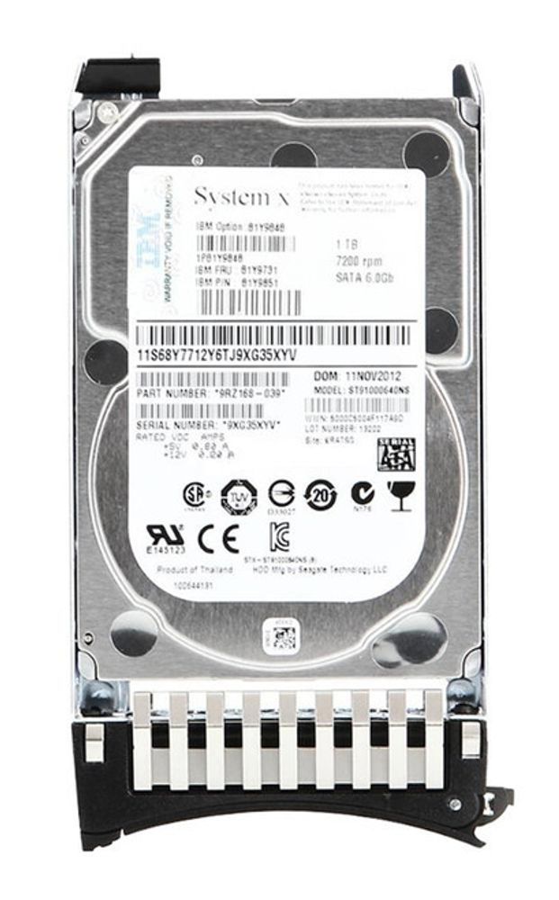Жесткий диск IBM 1000GB SATA III 2.5&quot; 81Y9848