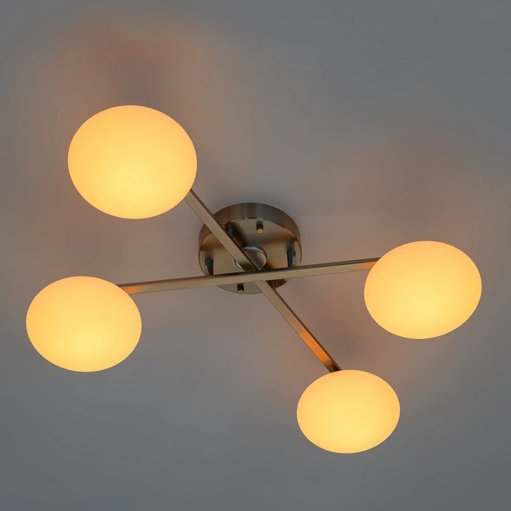 Citilux ATMAN SMART CL226A141 RGB LED Умная люстра Матовый Хром