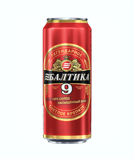 Пиво Балтика 9 крепкое 0,43 л ж/б