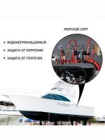 Термоусадка для проводов, черная 7.9/2.63 мм, термоусадочная трубка с клеевым слоем ТТК (3:1) для электрики и для рыбалки,10 М