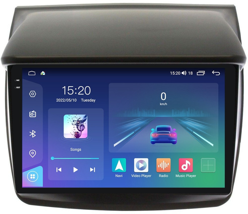 Магнитола для Mitsubishi L200, Pajero Sport 2006-2016 - Parafar PF220U2K на Android 13, QLED+2K, ТОП процессор, 8Гб+128Гб, CarPlay, 4G SIM-слот