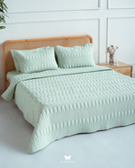 Комплект стеганного покрывала и 2 наволочек Kaj Coral Hermodr 130220283 Иран