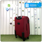 Маленький чемодан L'Case Barcelona, бордовый, S