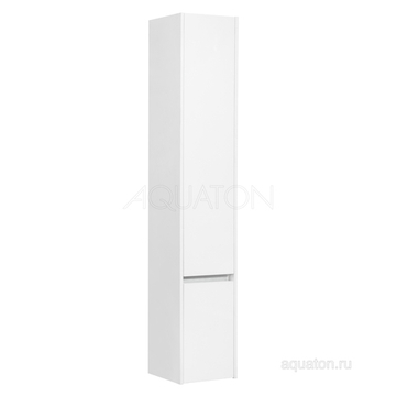 Шкаф - колонна AQUATON Стоун левый белый 1A228403SX01L