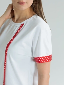 Костюм трикотажный оверсайз с широкими брюками