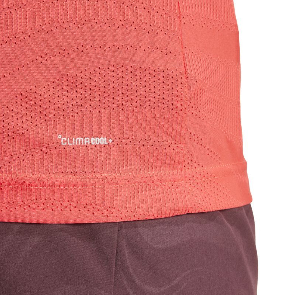 Мужская теннисная футболка Adidas Pro Climacool FreeLift - красный