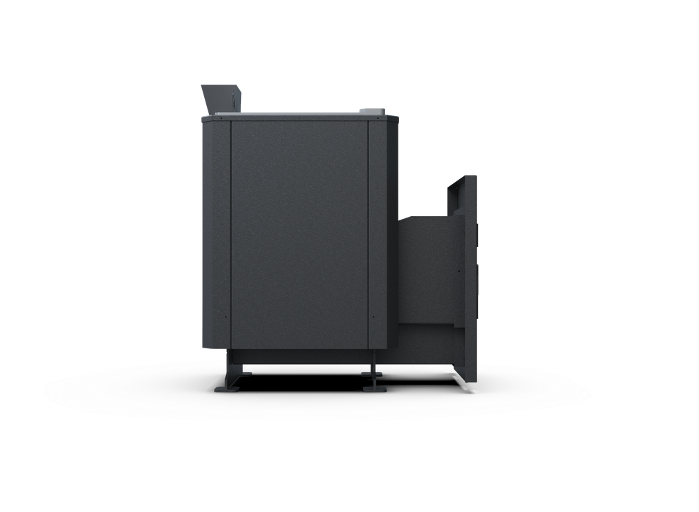 Банная печь Душа- 15 Кожух угловой Закрытая Каменка стекло