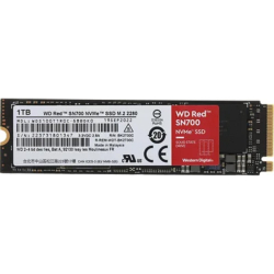 SSD диск Твердотельный накопитель SSD WD Red SN700 NVMe WDS100T1R0C 1ТБ M2.2280 NVMe PCIe Gen3 8Gb / s