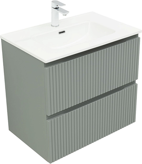 Тумба с раковиной Aquanet Джейн (Flat) 335433/284027 70 мисти грин
