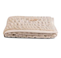 Покрывало меховое 240х260 Blumarine Сhamonix champagne