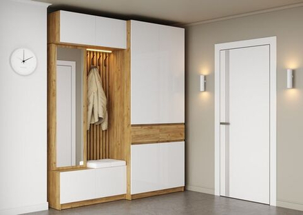 Прихожая с 2-х ствр. шкафом "Бостон"