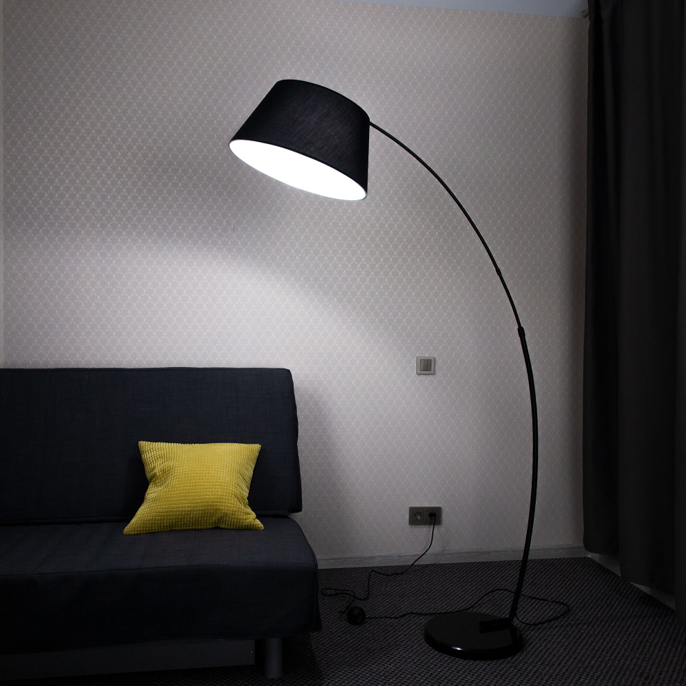 Citilux Арчи CL807011 Торшер с абажуром Чёрный