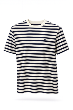 MAX MARA майка - айвори в синюю полоску