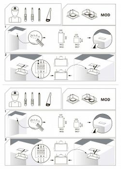 Встраиваемый светильник Nowodvorski Mod 9417