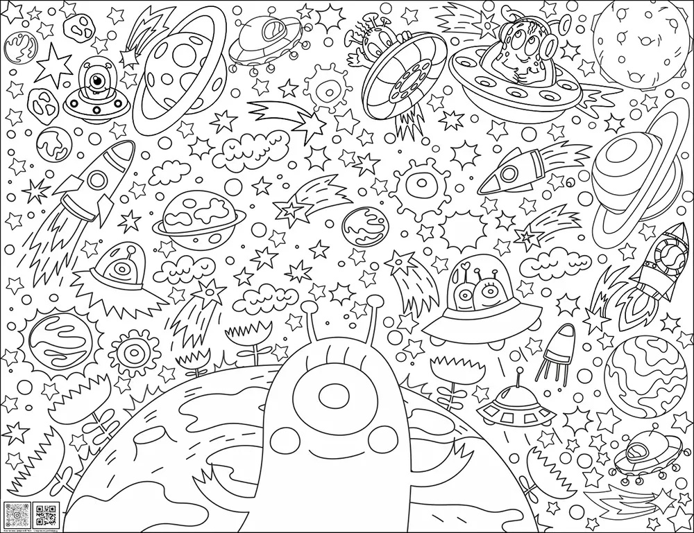 Цифровое панно ID Wall Раскраска "Инопланетяне"