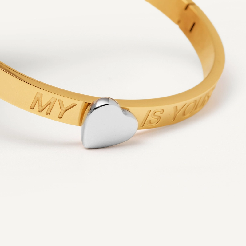 Браслет Мое сердце принадлежит тебе – Золото
