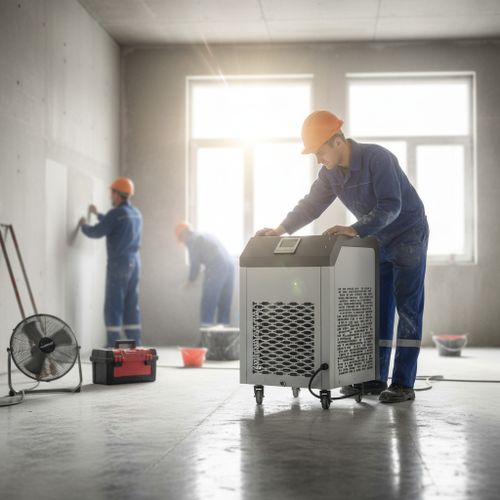 Осушитель воздуха Neoclima FDM04V профессиональный - [до 108 л. за сутки / для S≈180 м²]