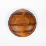 Деревянная глубокая тарелка (салатник) из дрвесины кедра 300 мм. T173