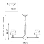 Подвесная люстра Lightstar PERLA 707081