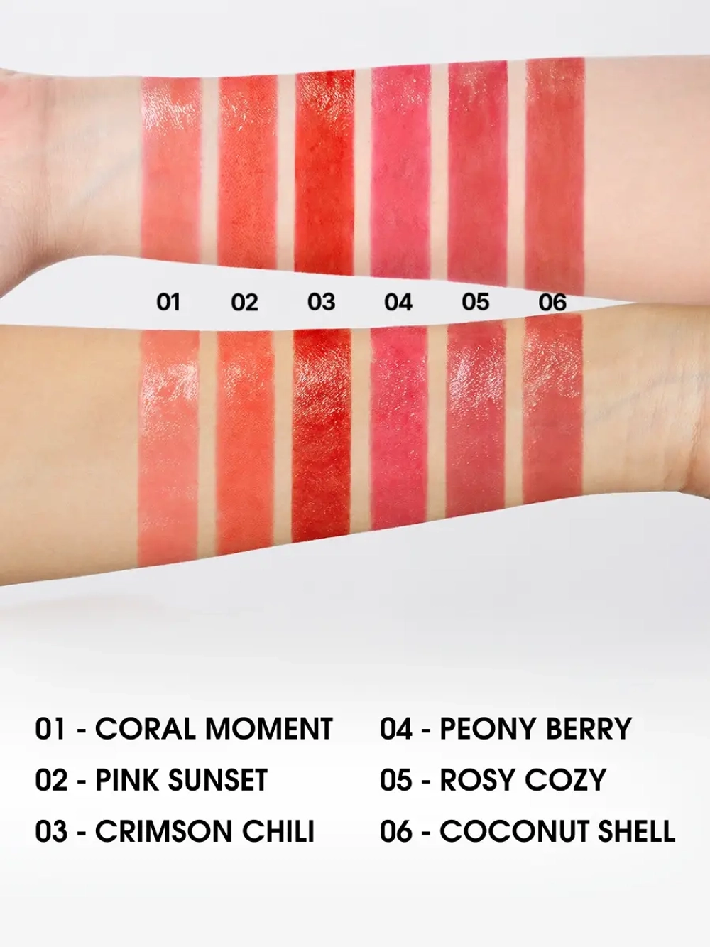 Y.N.M - БАЛЬЗАМ ДЛЯ ГУБ CANDY GLOSS BALM 03 CRIMSON CHILI, 3 ГР