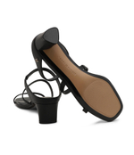 Кожаные туфли на каблуке Tommy Hilfiger - черный(FW0FW07731)