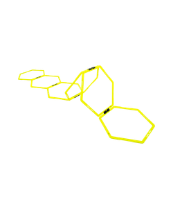 Набор шестиугольных напольных обручей Agility Hoops JA-216, 6 шт.