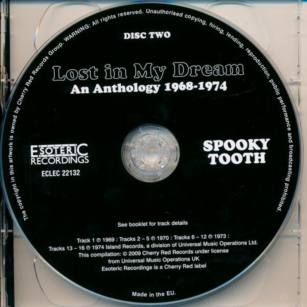 Spooky Tooth / Lost In My Dream - An Anthology 1968-1974 (2CD)