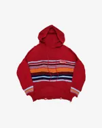 Свитер БИЧ с капюшоном красный