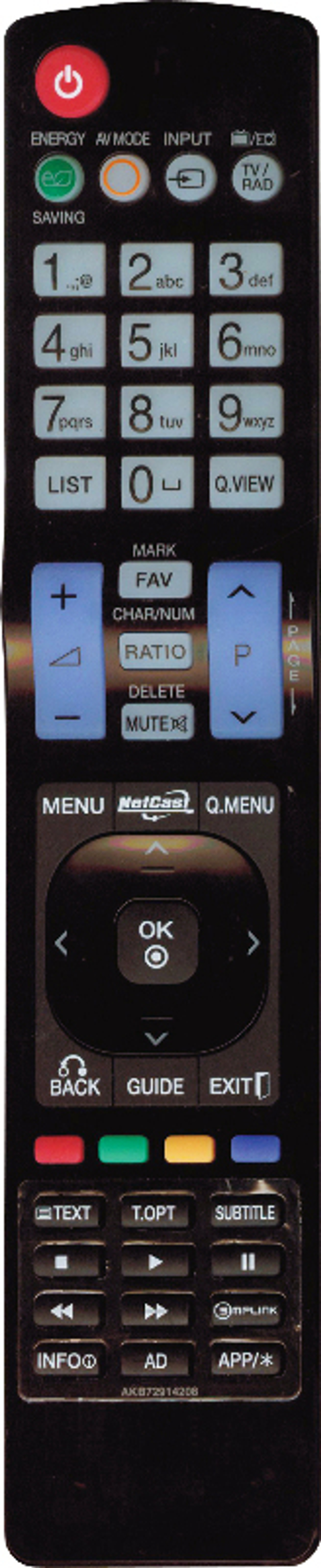 Пульт для LG AKB72914208 HLG270