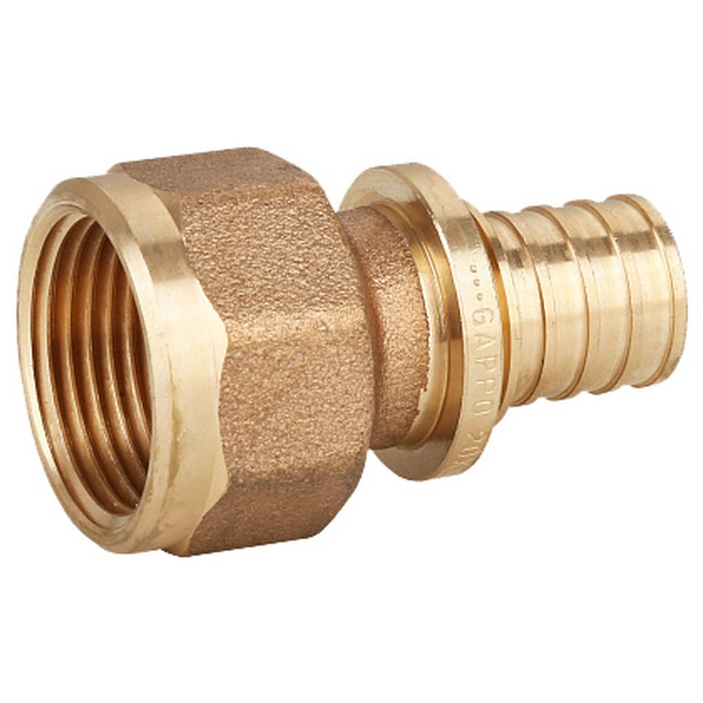 Переходник Gappo с внутренней резьбой бронзовый 20-Rp 1/2"