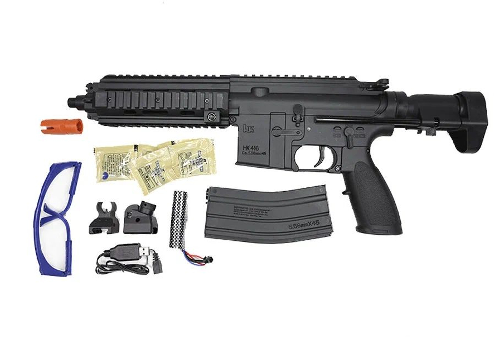 Автомат с орбизами Jm HK416C-J13 (Gen 13) W87444 , 2500 тыс шаров орбиз в подарок