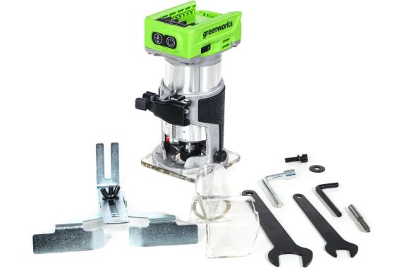 Аккумуляторный фрезер Greenworks G24RO (без акк, без з/у)