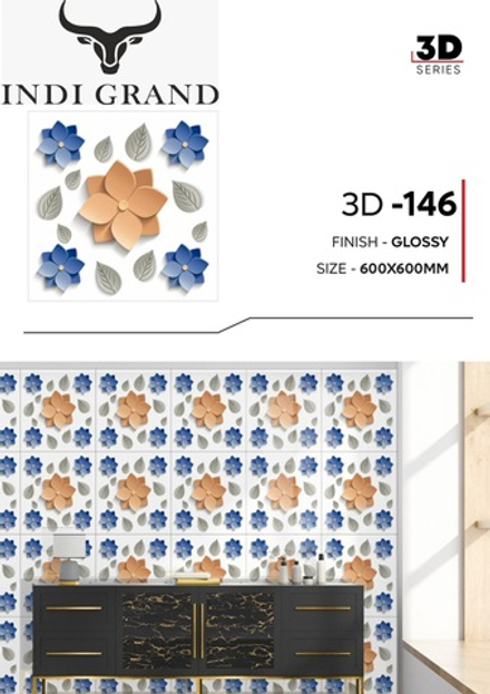 Керамогранит 3D 60х60 glossy-146