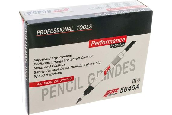 Машинка пневматическая шлифовальная 56000об/мин., 90PSI, патрон 3мм, длина 156мм масса 0.21кг JTC