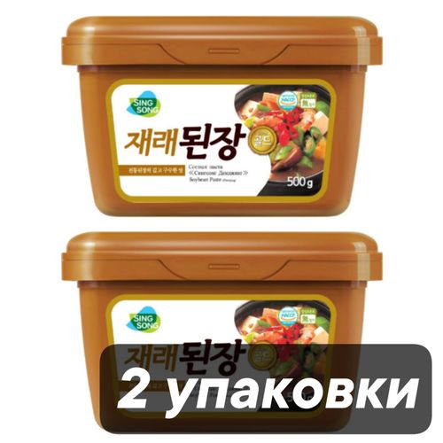 Соевая паста Sing Song Soybean Paste Денджянг 500 г 2 шт