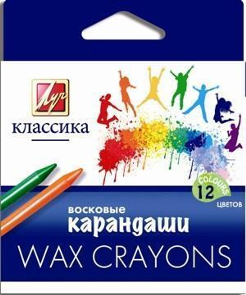 Мелки восковые 24цв."Классика" (Луч)