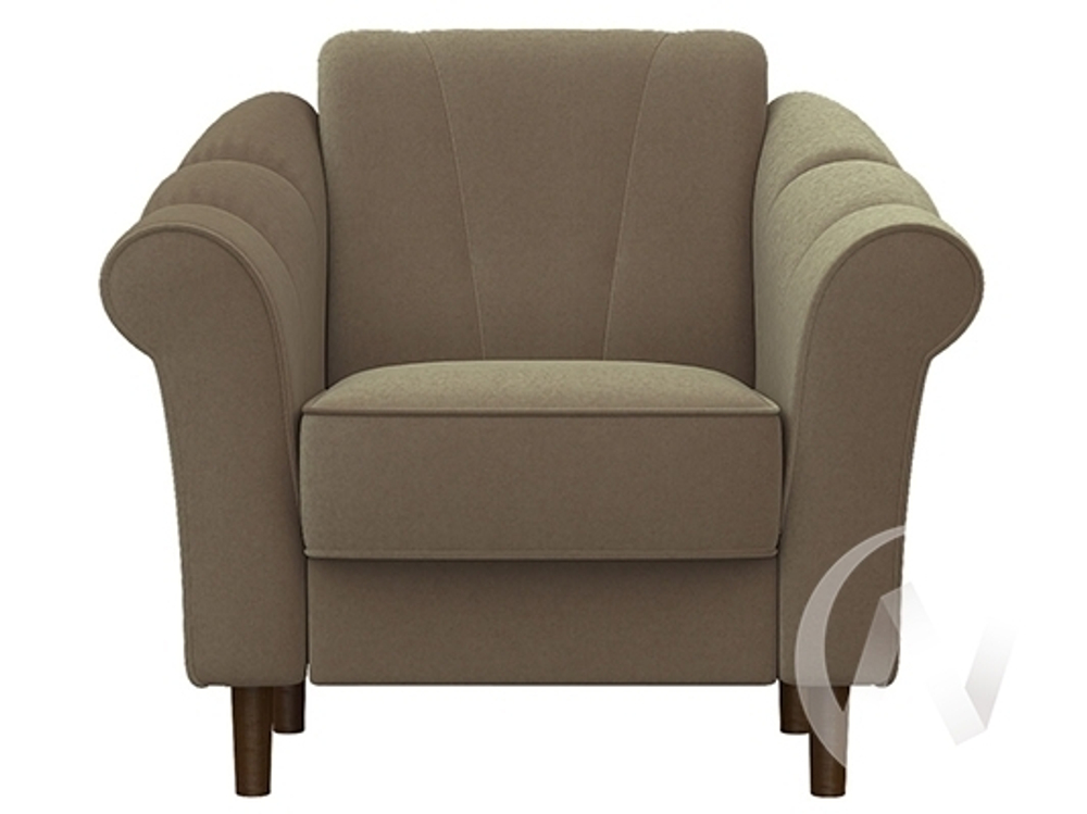 Кресло отдыха Ника Новое (орех лак/CATANIA KORIZA)