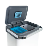 Ведро для раздельного сбора мусора, сенсор, 4 емкости, Foodatlas, JAH-8889, 50л (12+12+13+13) белый