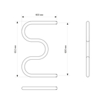 Полотенцесушитель MIXLINE SIMPLE M 60х40 1''