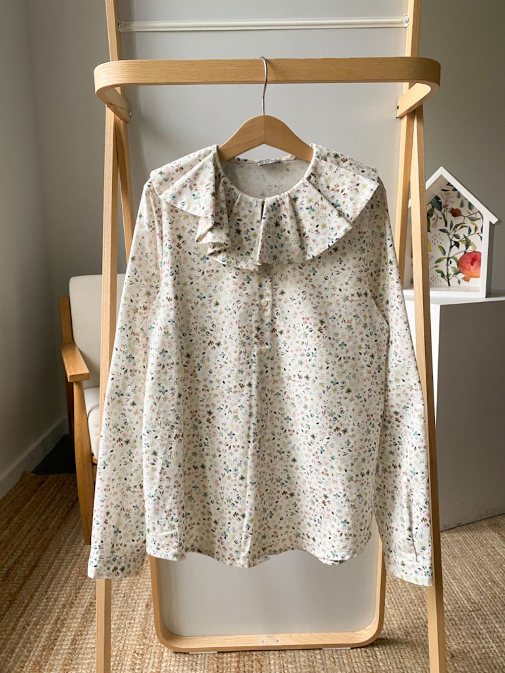 Хлопковая блузка Il Gufo, 152