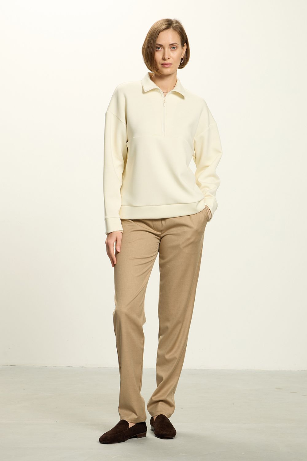 Анорак молочный