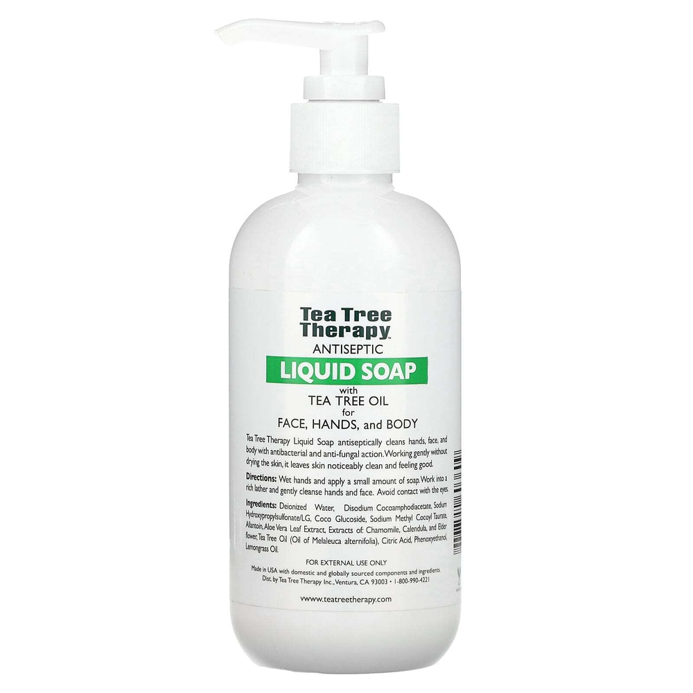 Tea Tree Therapy, Антисептик, жидкое мыло, 236 мл