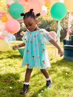 Платье для девочки Next E37-868, Бирюзовый