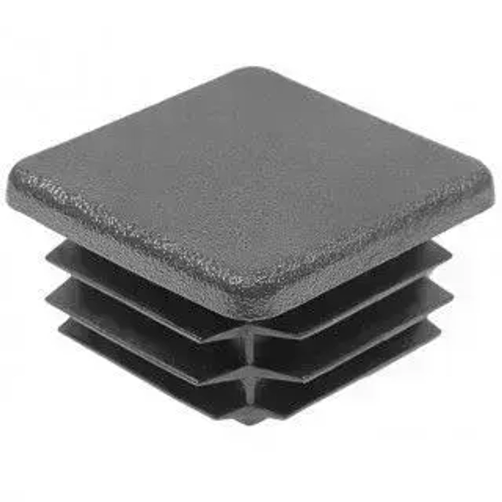 Заглушка для профильной трубы 40х40мм, цвет ЧЕРНЫЙ, 10шт