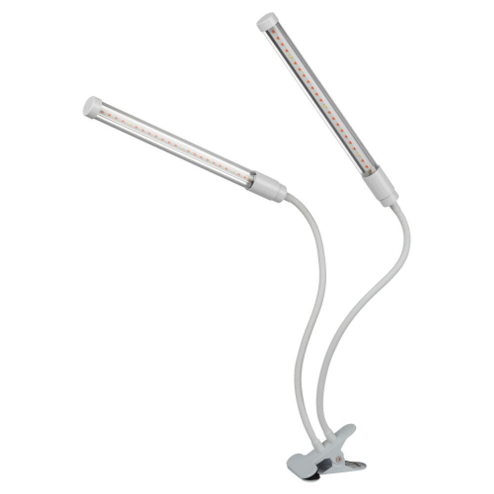 Светильник для растений на прищепке ЭРА FITO-20W-АLED-L полного спектра 12 Вт белый | Интерьерные фито светильники