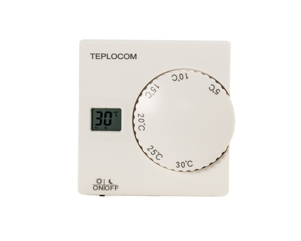 Термостат комнатный, проводной, Teplocom TS-2AA/8A, Бастион 911