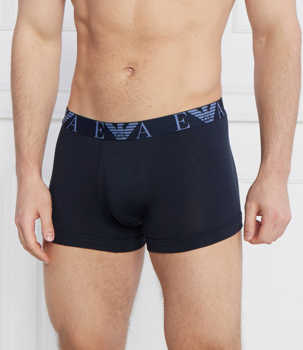Трусики-боксеры 2шт. Emporio Armani - темно-синий(111210 3F715)