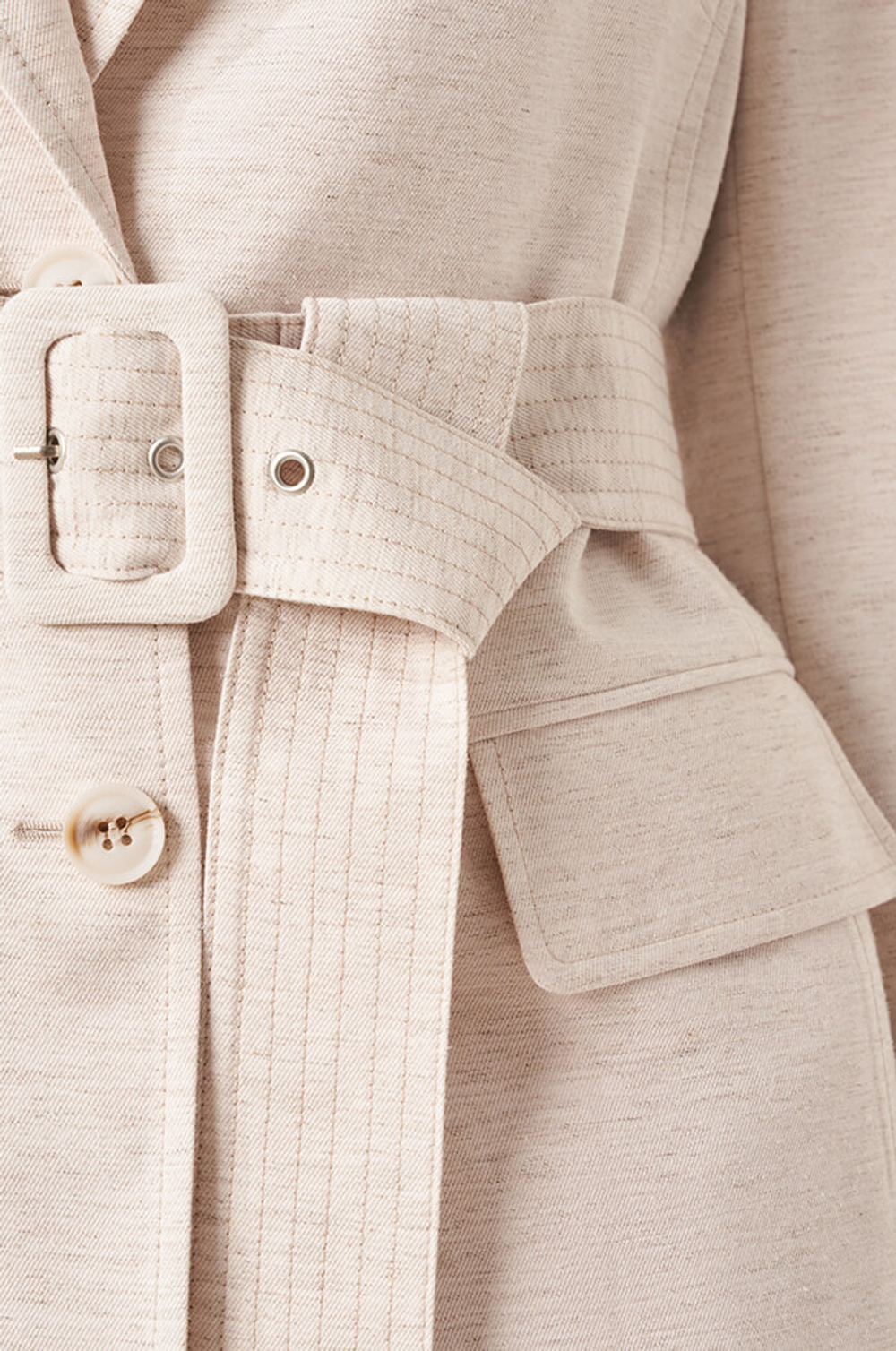 1829 Жакет женский (кремовый меланж)